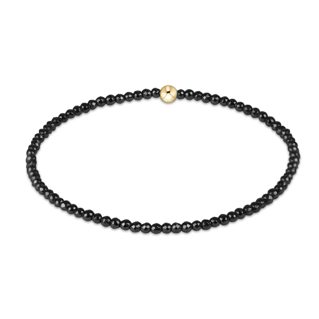 enewton Faceted Hematite 2mm Bead Bracelet