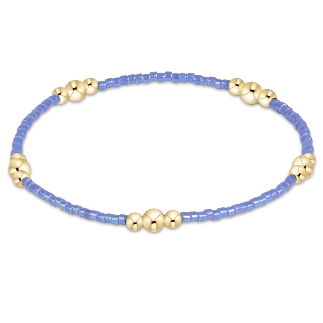 enewton Hope Purpose Gold Bracelet - Bright Blue