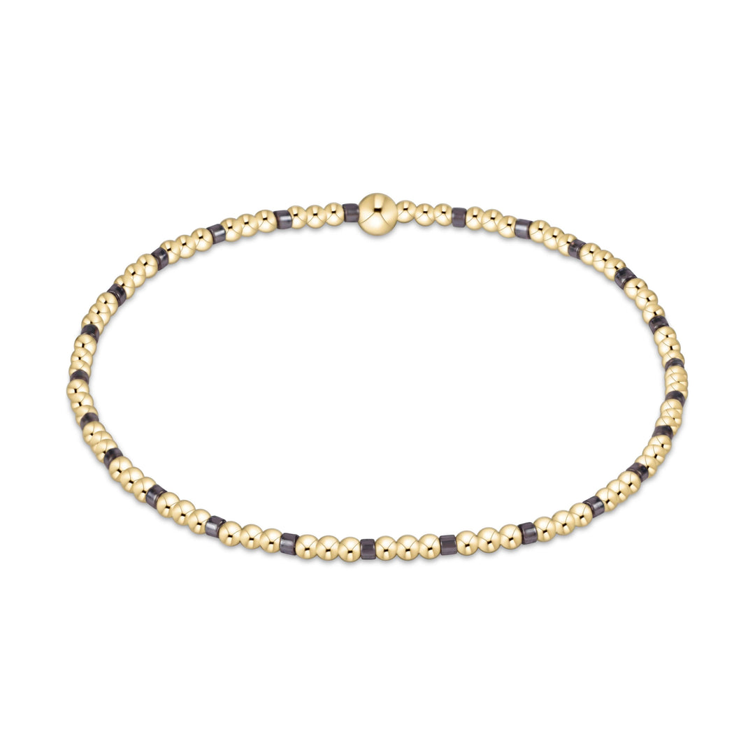 enewton Hope Sincerity Pattern 2mm Bead Bracelet - Taupe With A Twist