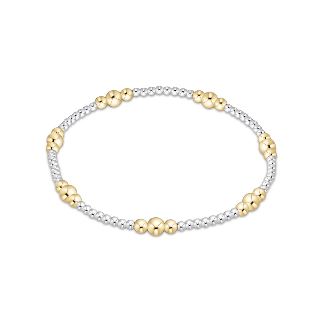 enewton Purpose Gold 4mm Bead Bracelet - Mixed Metal