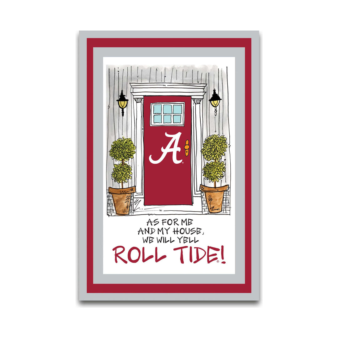 Magnolia Lane Flag - As For Me Roll Tide