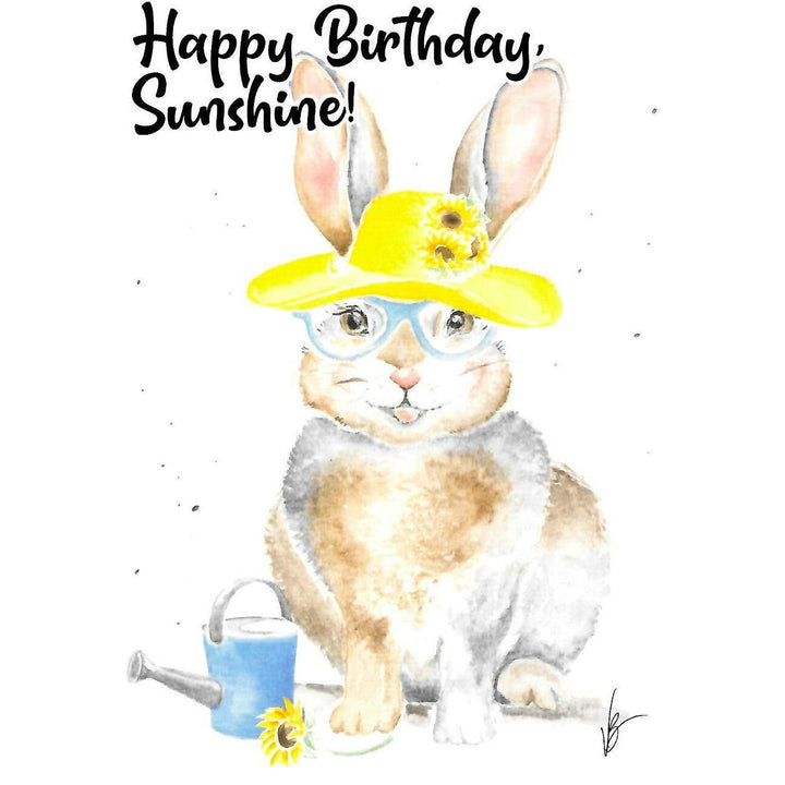 Millie Ann & Me Birthday Bunny Birthday Card