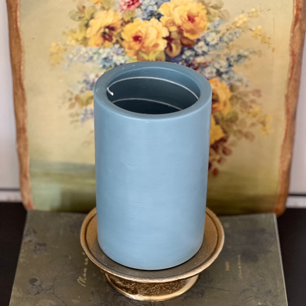 Spiral Light Candle Blue Sage - Medium