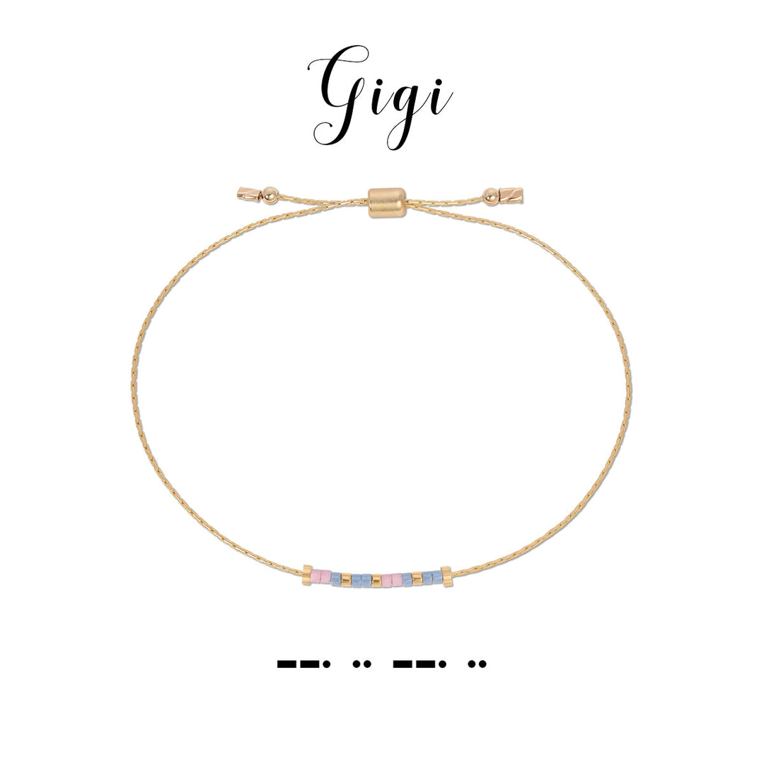 Dot & Dash Morse Code Bracelet - Gigi