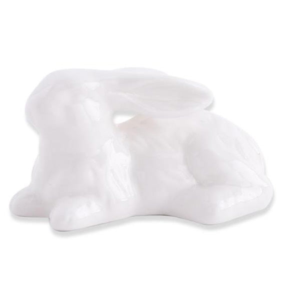 K & K Interiors White Porcelain Bunny - 2.75" Style 2