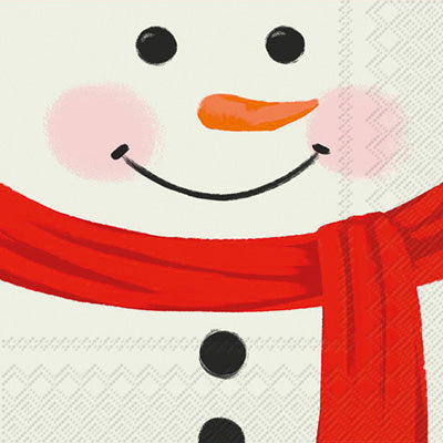 IHR Cocktail Napkins - Snowman Face
