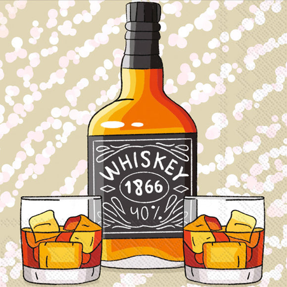 IHR Cocktail Napkins - Whiskey 1886