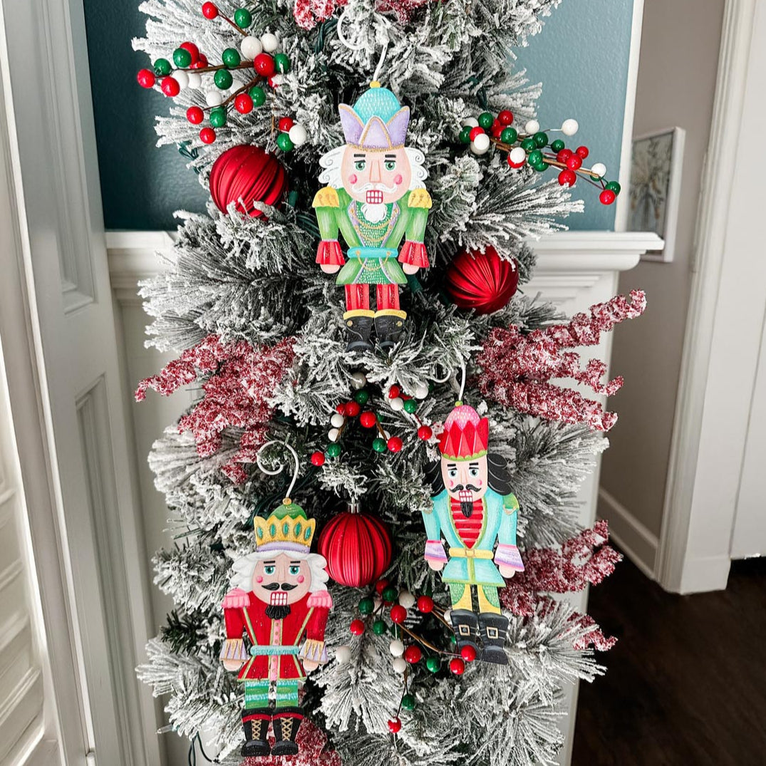 The Round Top Collection Merry & Bright Nutcracker Ornament Style 1