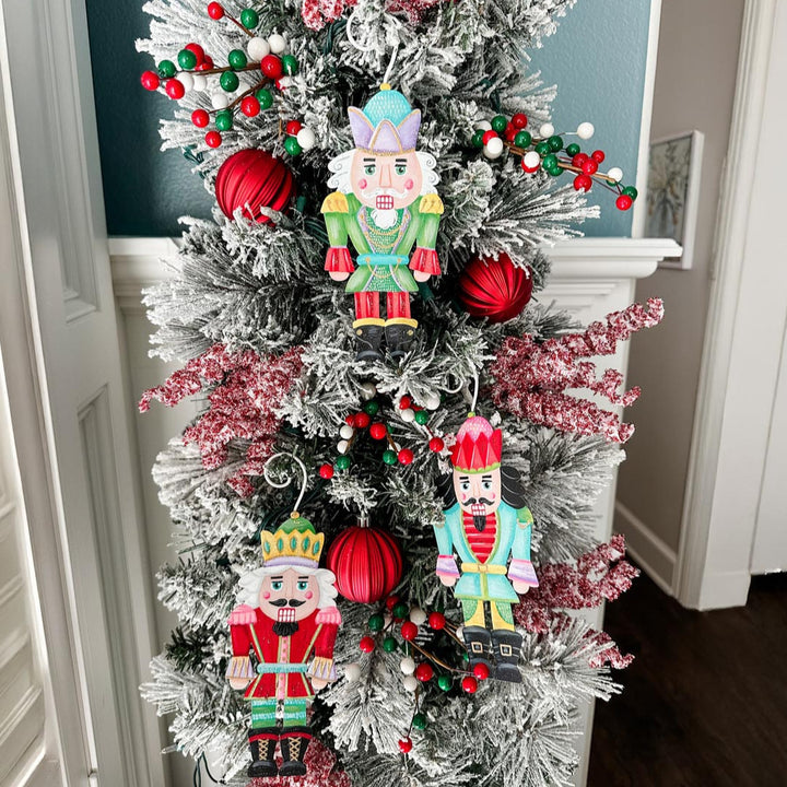 The Round Top Collection Merry & Bright Nutcracker Ornament Style 1