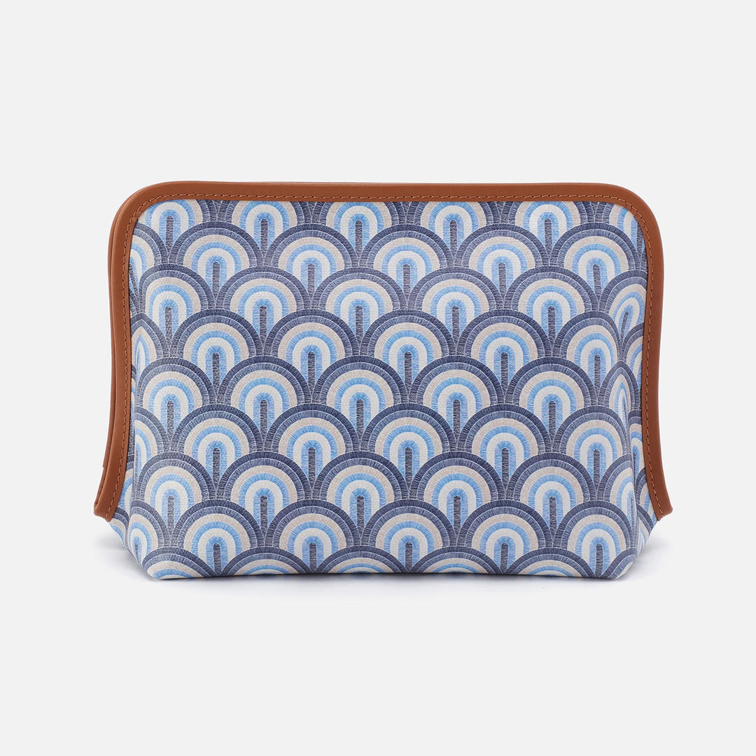 Hobo Beauty Large Cosmetic Pouch - Soft Ocean