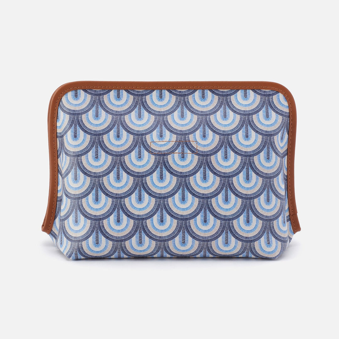 Hobo Beauty Large Cosmetic Pouch - Soft Ocean