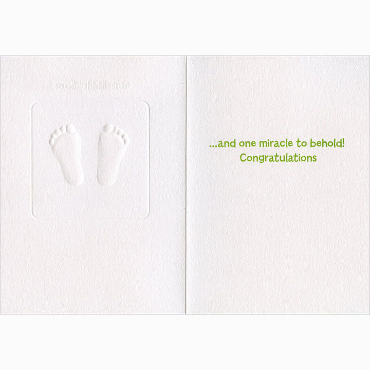 Avanti Press Baby Footprints Card