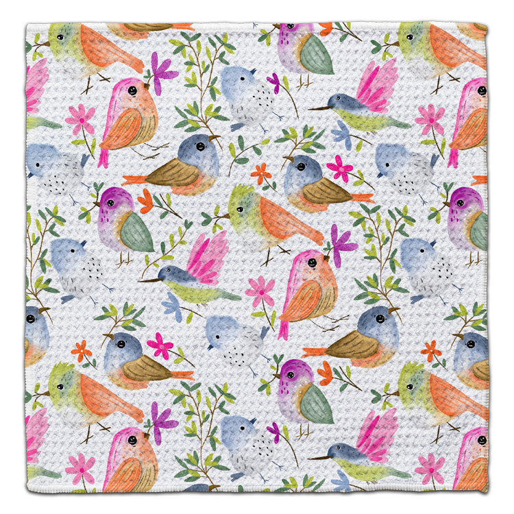 CJ Bella Co Eco-Friendly Washcloth - Birds & Branches