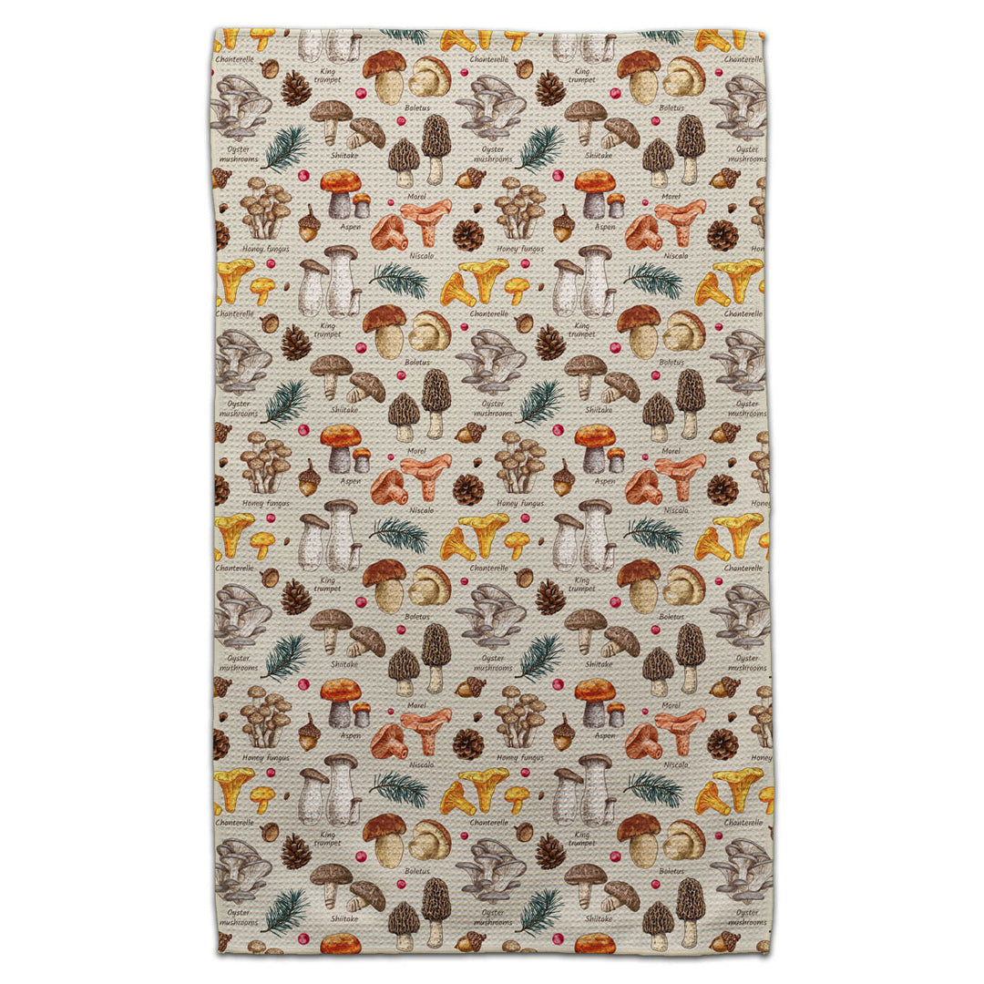 CJ Bella Co Eco-Friendly Towel - Mushrooms w/Names