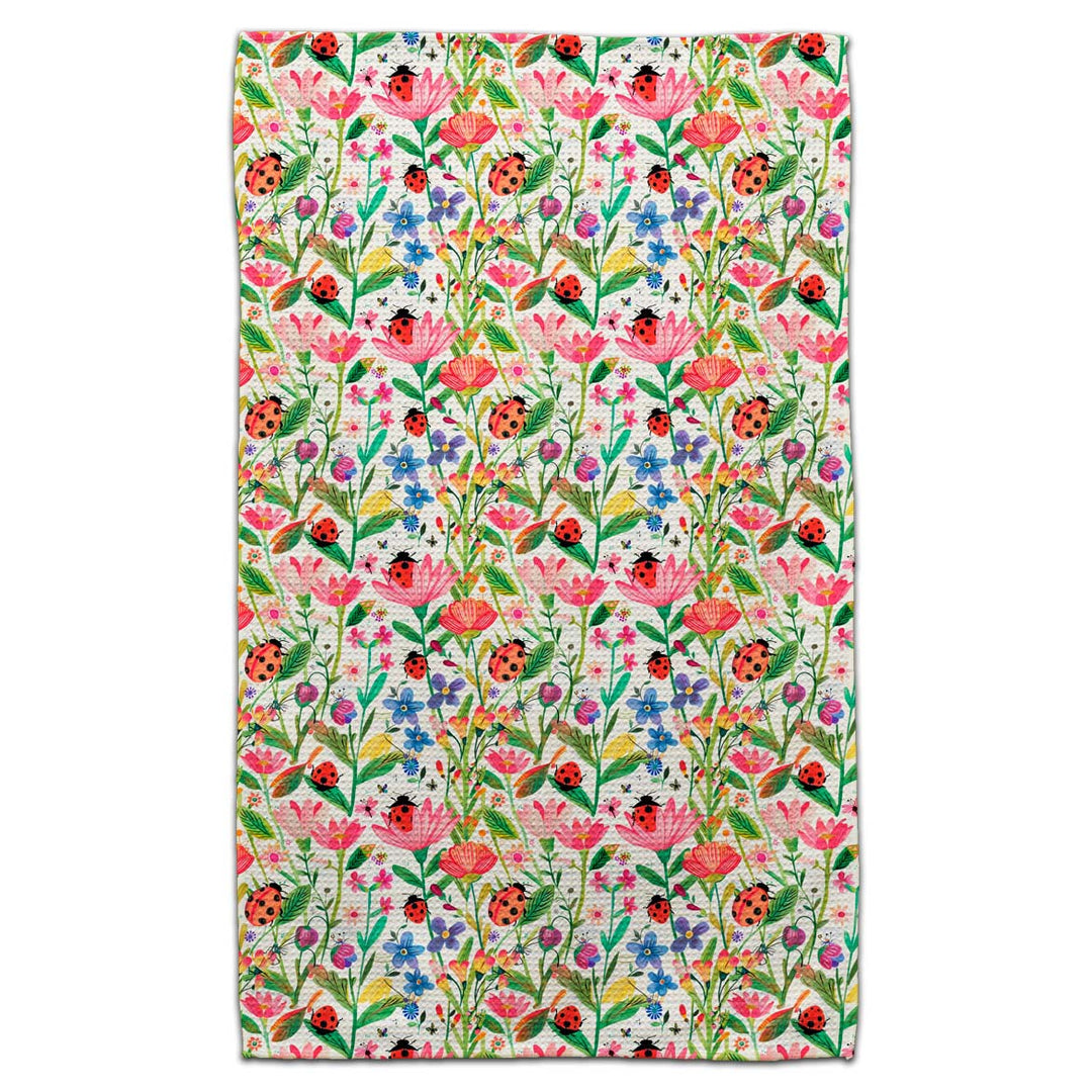 CJ Bella Co Eco-Friendly Towel - Ladybug Whimsical