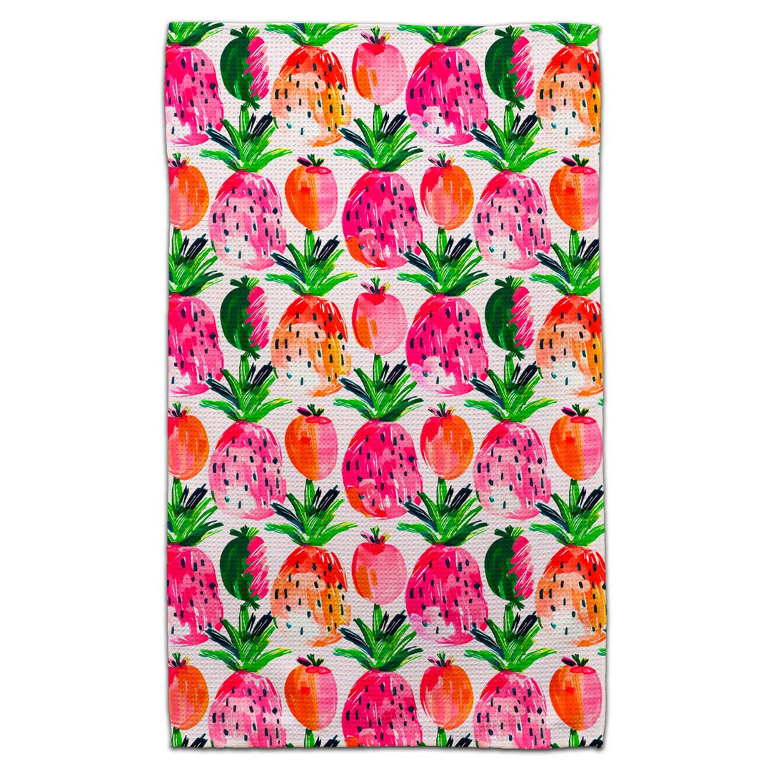 CJ Bella Co Eco-Friendly Towel - Pink Pineapples