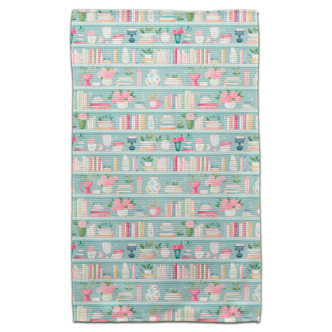 CJ Bella Co Eco-Friendly Towel - Aqua Bookshelves