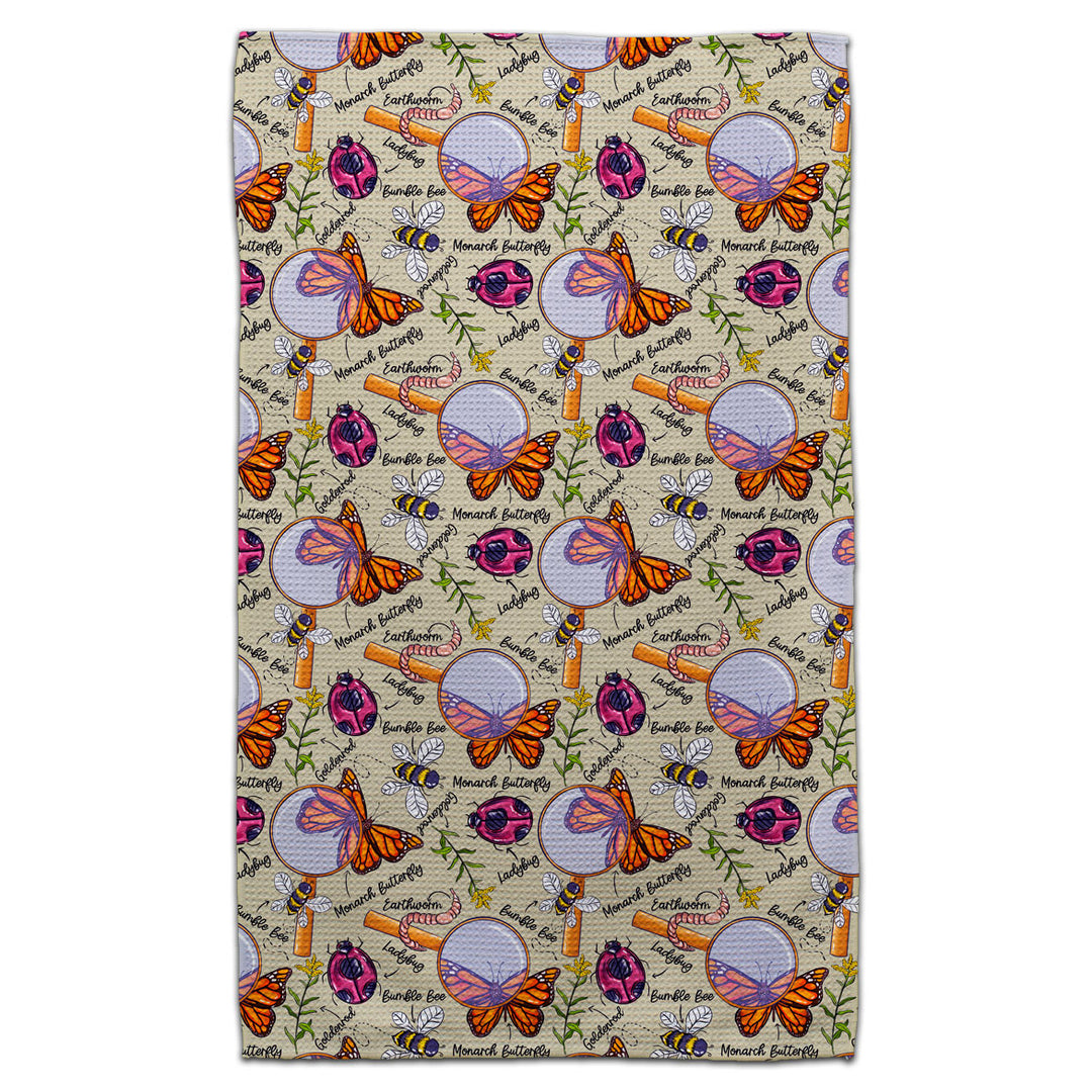 CJ Bella Co Eco-Friendly Towel - Insects w/magnifer