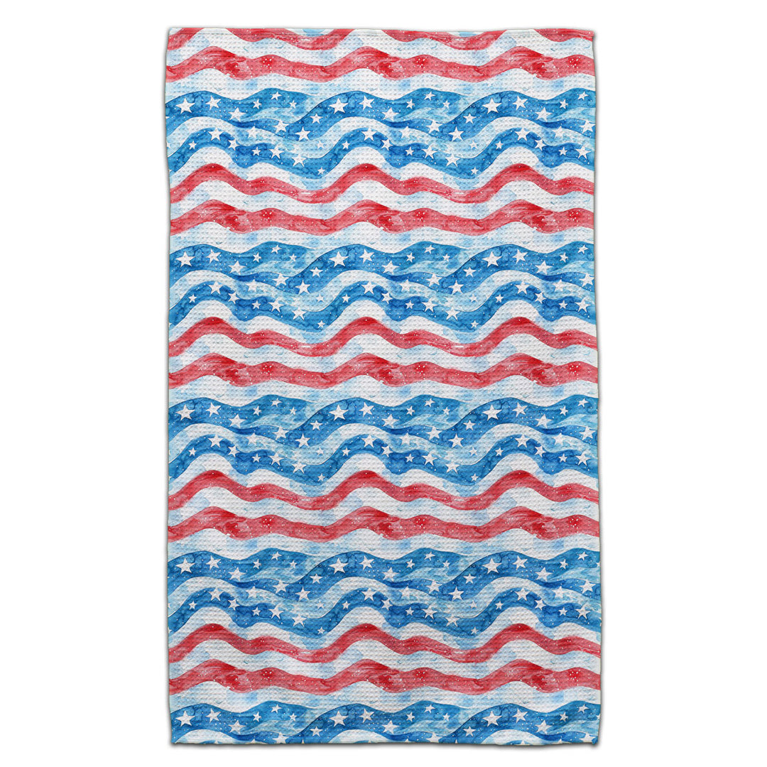 CJ Bella Co Eco-Friendly Towel - Stars & Stripes