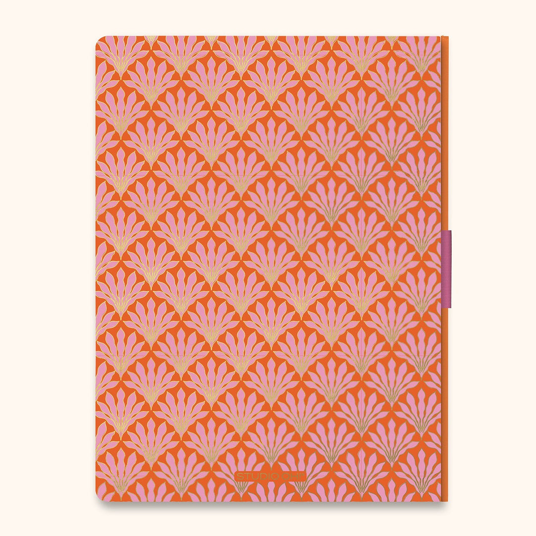 Studio Oh! Tropical Blooms Casey Notebook with Phone Loop