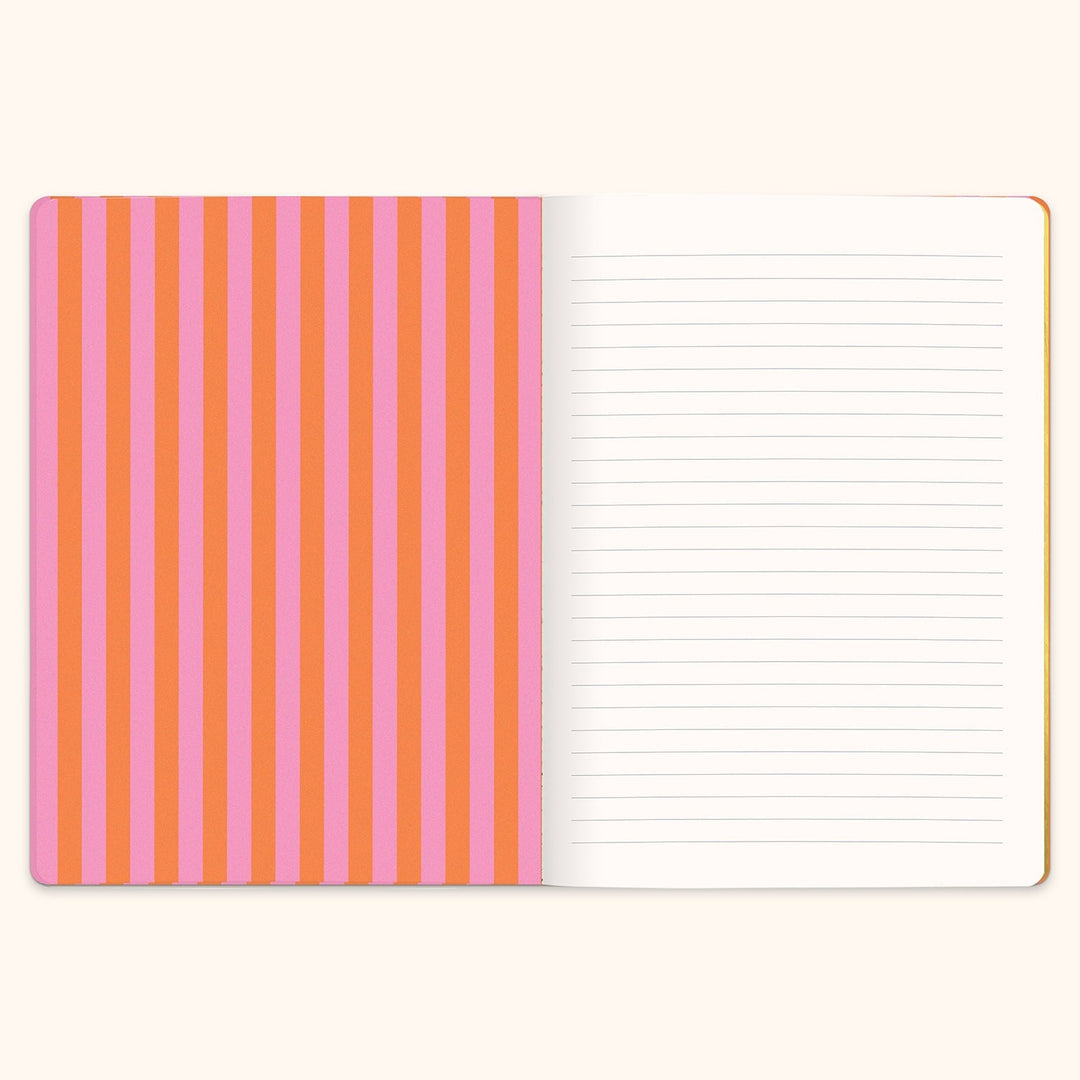 Studio Oh! Tropical Blooms Casey Notebook with Phone Loop