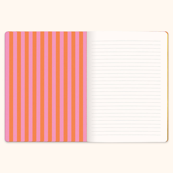 Studio Oh! Tropical Blooms Casey Notebook with Phone Loop