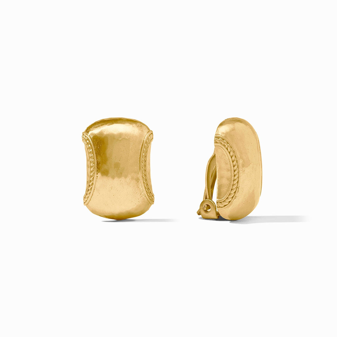 Julie Vos Cannes Clip Earrings - Gold