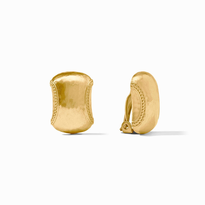 Julie Vos Cannes Clip Earrings - Gold