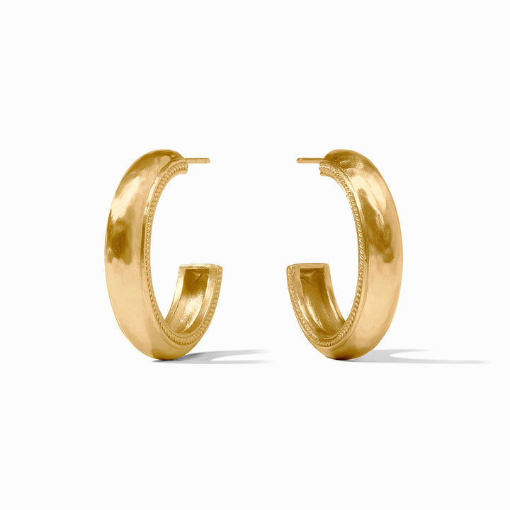 Julie Vos Cannes Hoop Earrings - Gold/Medium