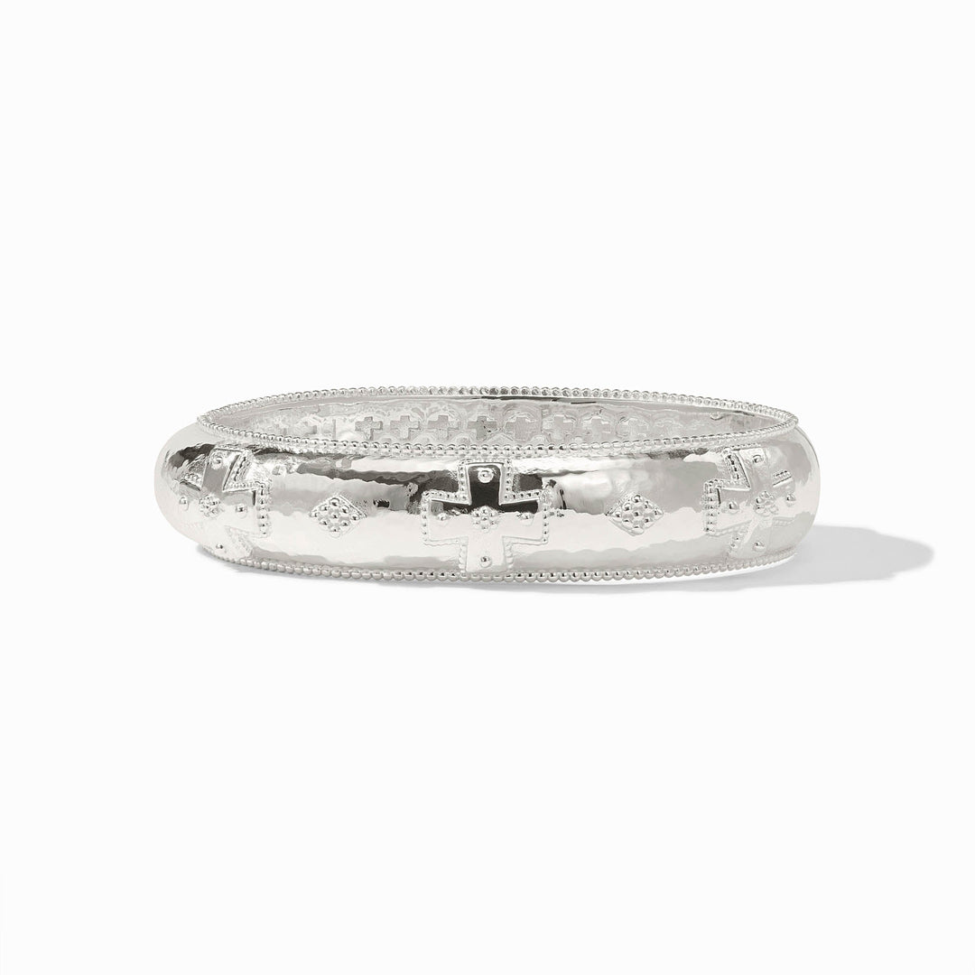 Julie Vos Canterbury Hinge Bangle - Silver/OS