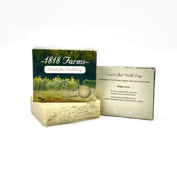 1818 Farms Handcrafted Soap - Castile Goat's Milk