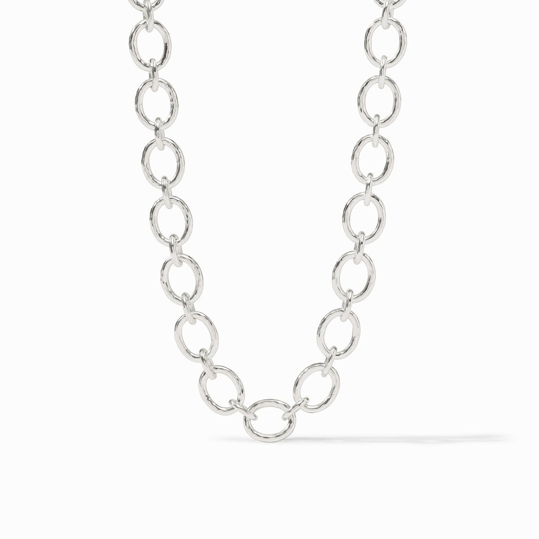 Julie Vos Catalina Demi Link Necklace - Silver