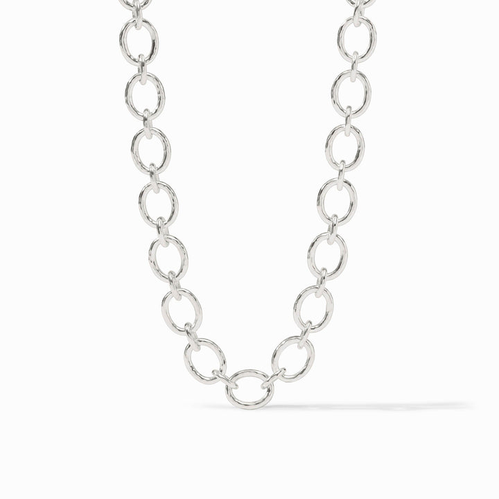 Julie Vos Catalina Demi Link Necklace - Silver