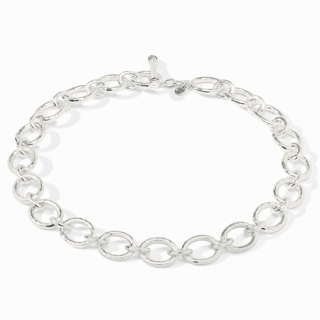 Julie Vos Catalina Demi Link Necklace - Silver