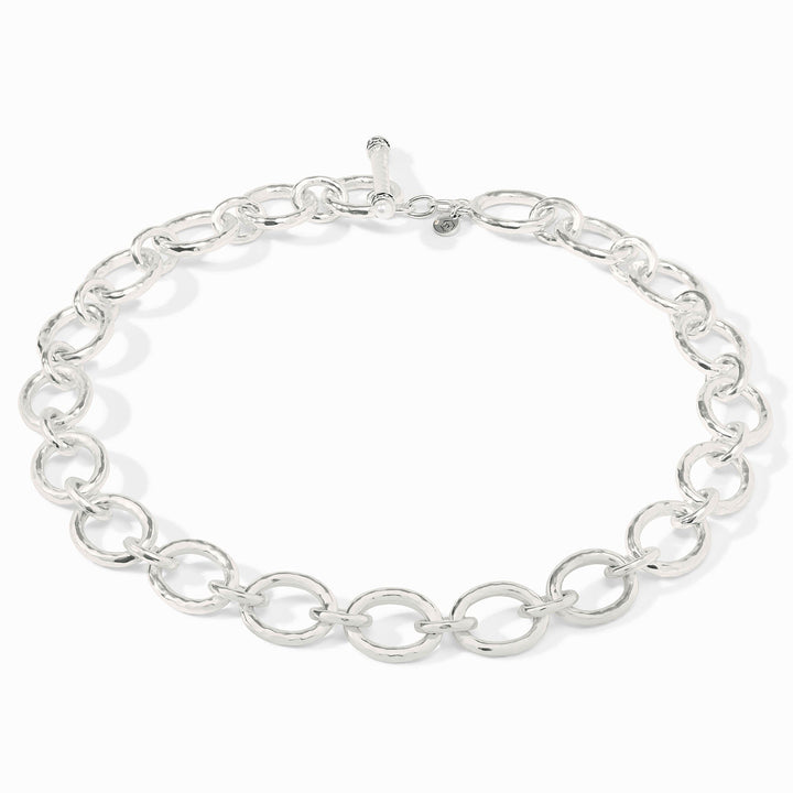 Julie Vos Catalina Demi Link Necklace - Silver