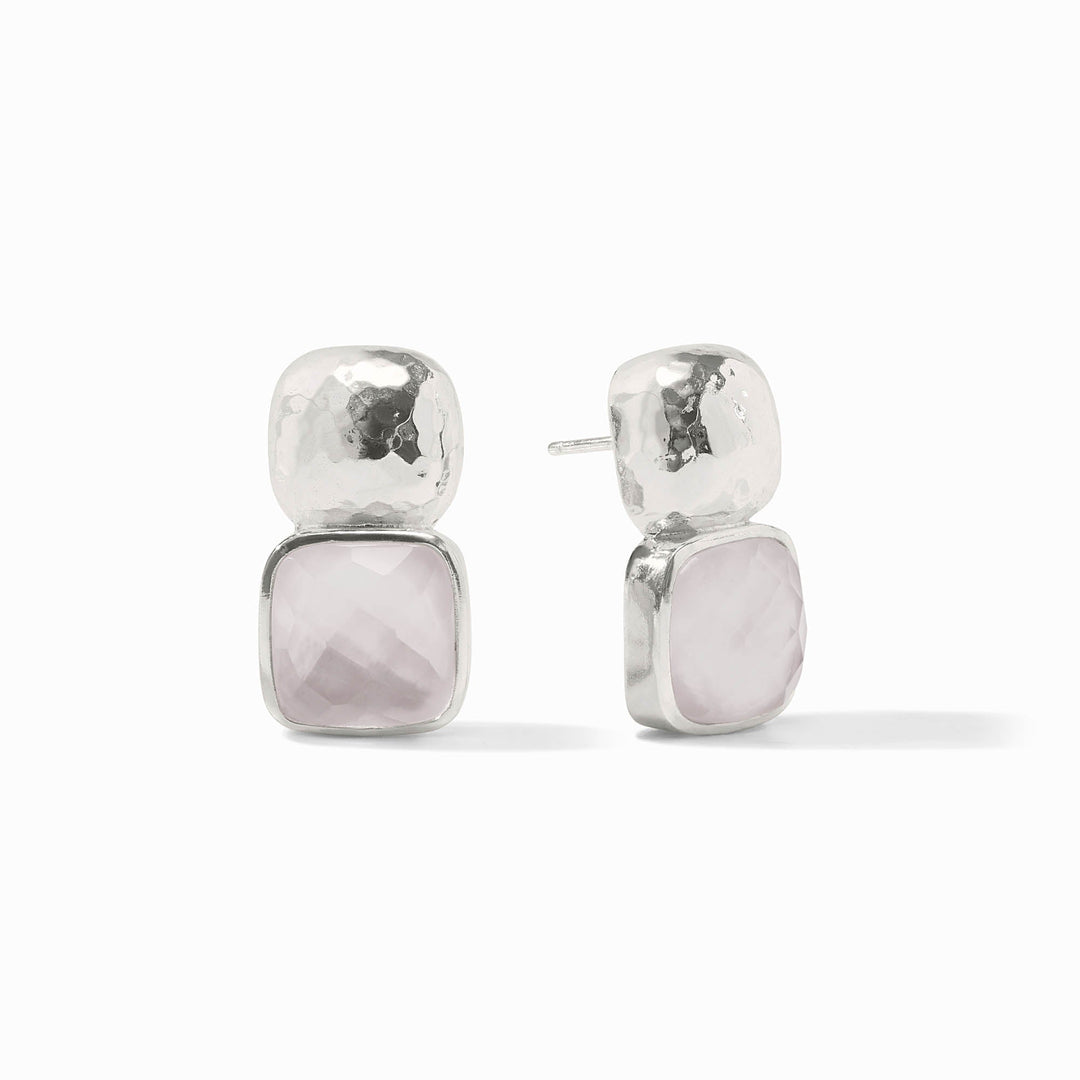 Julie Vos Catalina Earrings - Gold/Iridescent Clear Crystal/OS