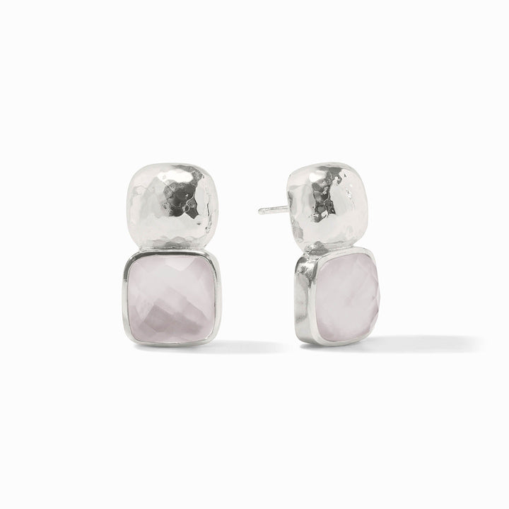Julie Vos Catalina Earrings - Gold/Iridescent Clear Crystal/OS