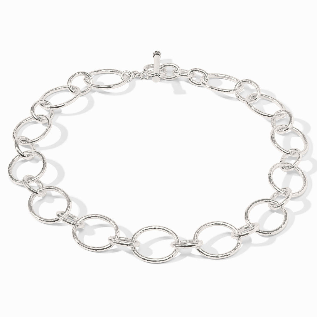 Julie Vos Catalina Light Link Necklace - Silver