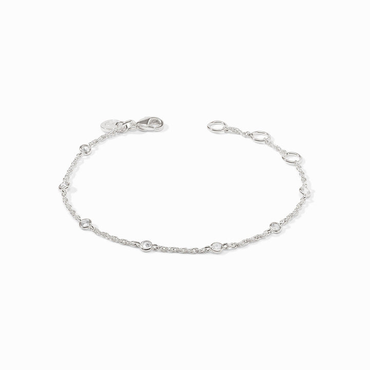 Julie Vos Celeste Delicate Bracelet - Silver/Cubic Zirconia