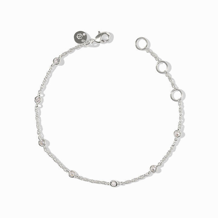 Julie Vos Celeste Delicate Bracelet - Silver/Cubic Zirconia