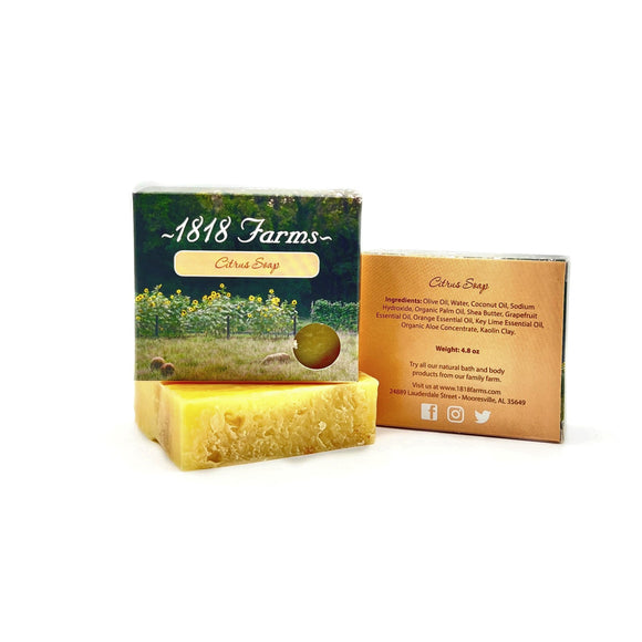 1818 Farms Handcrafted Soap - Citrus