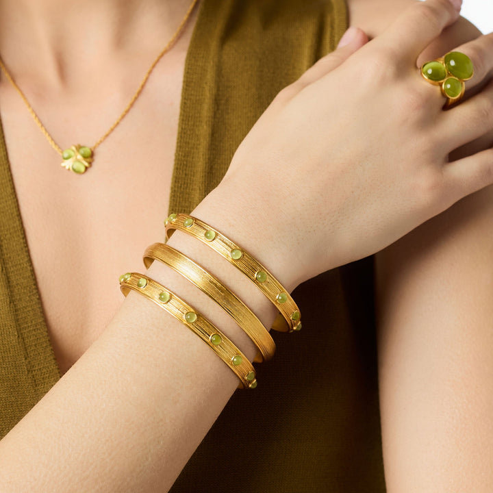 Julie Vos Cobblestone Stacking Bangle/Medium