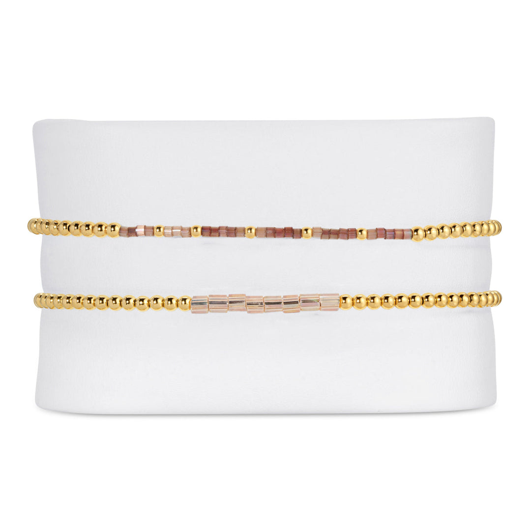 Dot & Dash Bracelet 2 Stack - Psalm 91:11