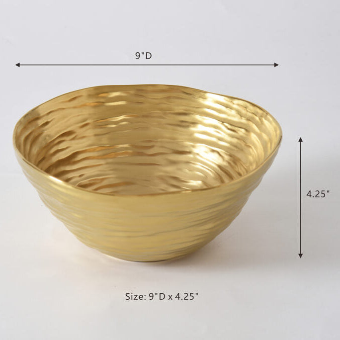 Pampa Bay Dorato Large Bowl - Gold