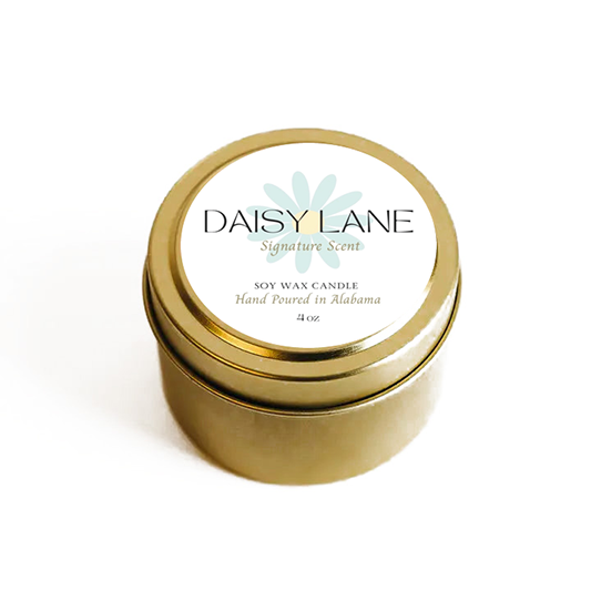 Daisy Lane Gifts 4oz Gold Tin - Daisy Lane