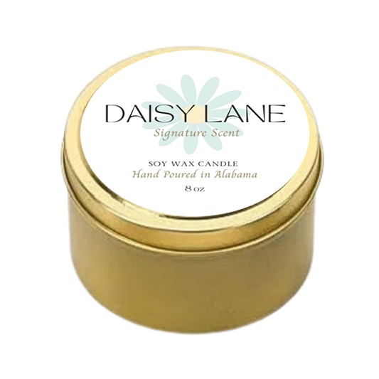 Daisy Lane Gifts 8oz Gold Tin - Daisy Lane