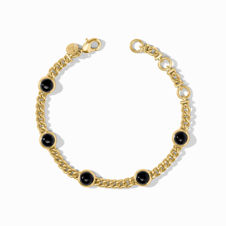 Julie Vos Dolce Delicate Bracelet - Gold/Iridescent Montana Blue/OS