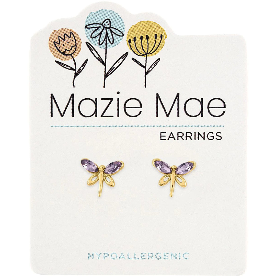 Mazie Mae Dragonfly Stud Earrings