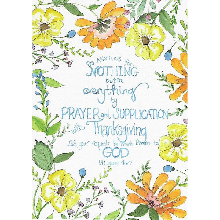 Kris-10's Be Anxious for Nothing Encouragement Card