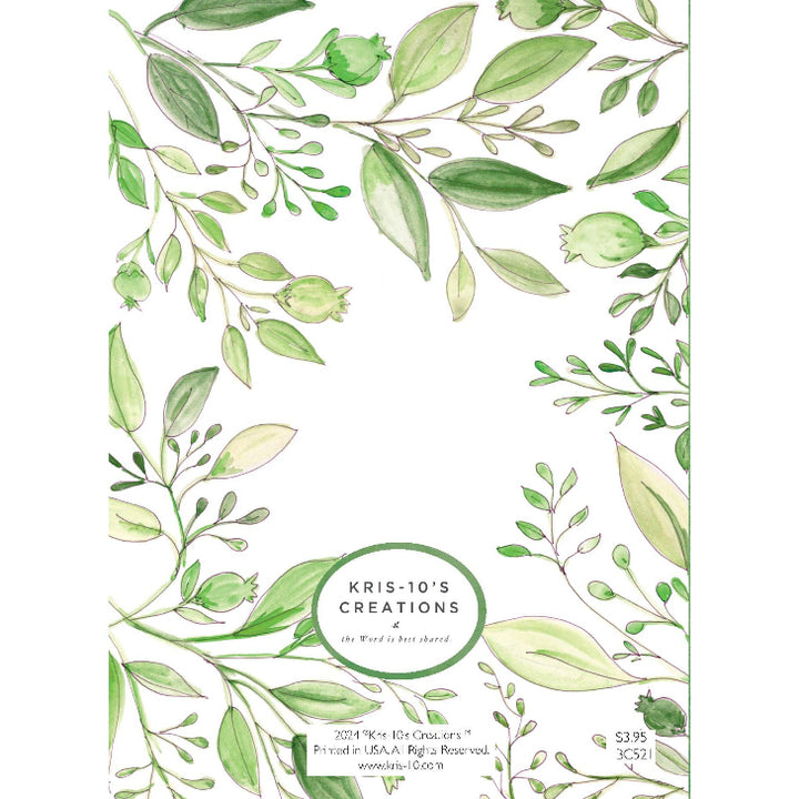 Kris-10's Creations Birthday Cake Greenery Birthday Card